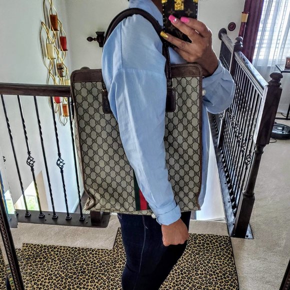 Unisex Authentic Vintage Gucci Shopper Tote Bag - Picture 9 of 9